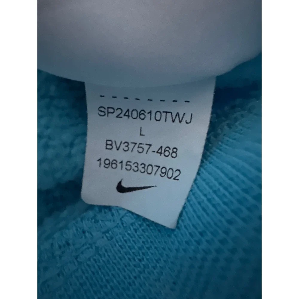 Nike Kids Sportswear Club Fleece Pullover Hoodie Blue BV3757-468 Size L